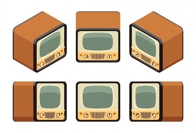 Retro Television Sets - Zapdosun