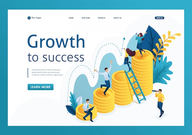 Download Free Isometric The Successful Growth Of Investment Young Entrepreneurs Use our free logo maker to create a logo and build your brand. Put your logo on business cards, promotional products, or your website for brand visibility.