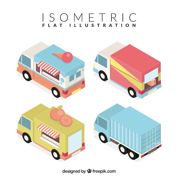 Isometric trucks for different business