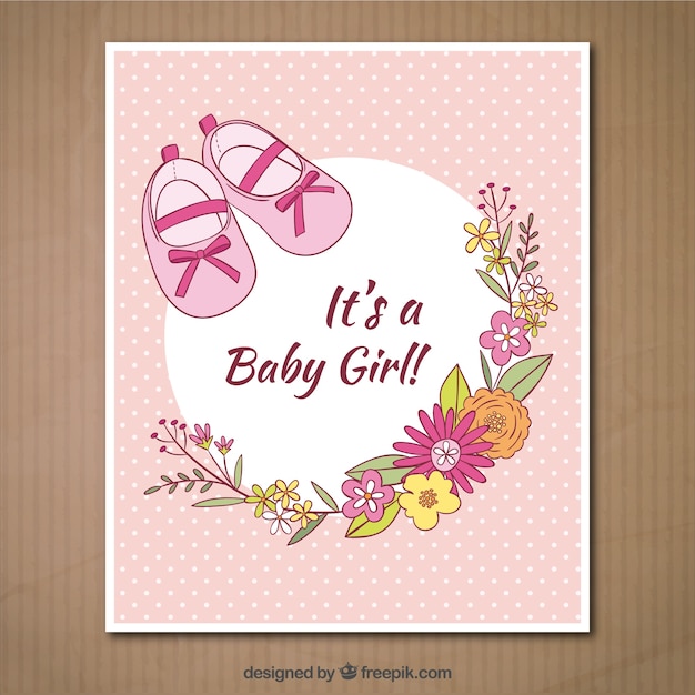 free-vector-its-a-baby-girl-card