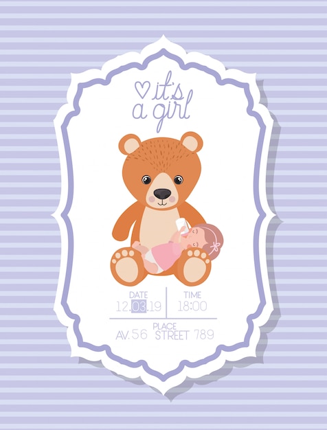 its a girl teddy