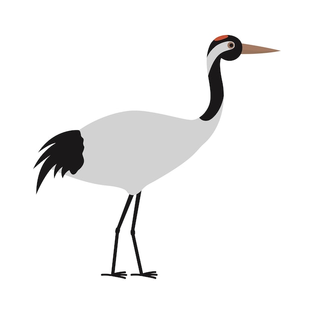 Premium Vector | Japanese crane