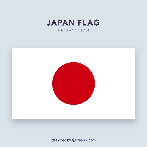 Free Vector Japanese Flag Background