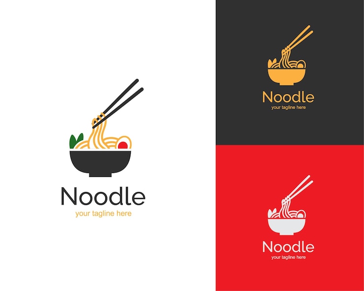 Premium Vector | Japanese food ramen logo