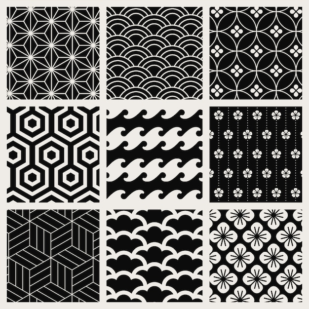 Japanese Pattern Vectors, Photos and PSD files | Free Download