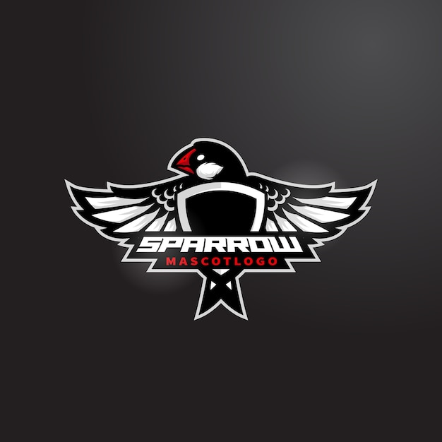 Premium Vector | Javanesse sparrow mascot logo