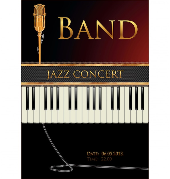 Premium Vector | Jazz music background