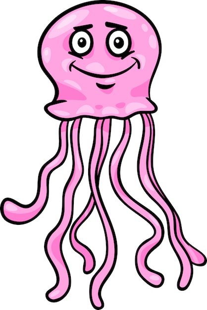 Premium Vector | Jellyfish clip art cartoon illustration