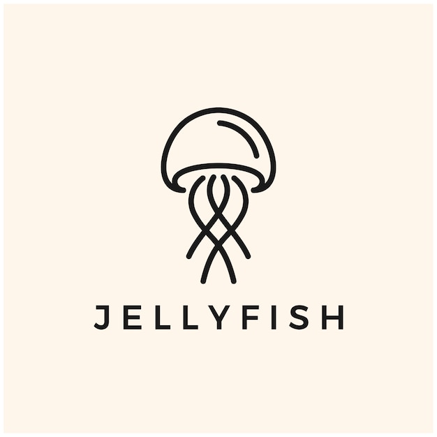 Download Free Jellyfish Simple Minimalist Logo Icon Symbol Premium Vector Use our free logo maker to create a logo and build your brand. Put your logo on business cards, promotional products, or your website for brand visibility.