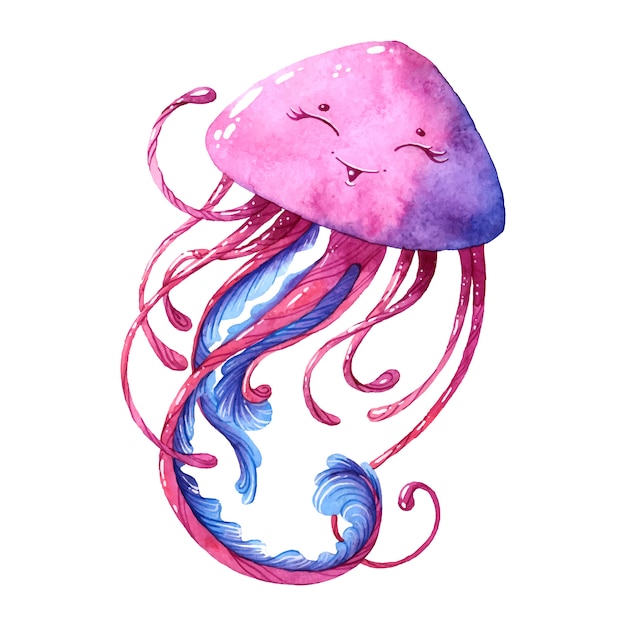 Download Jellyfish. Vector | Premium Download