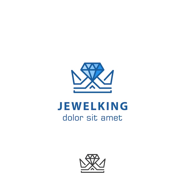 Download Free Jewelry King Logo Premium Vector Use our free logo maker to create a logo and build your brand. Put your logo on business cards, promotional products, or your website for brand visibility.