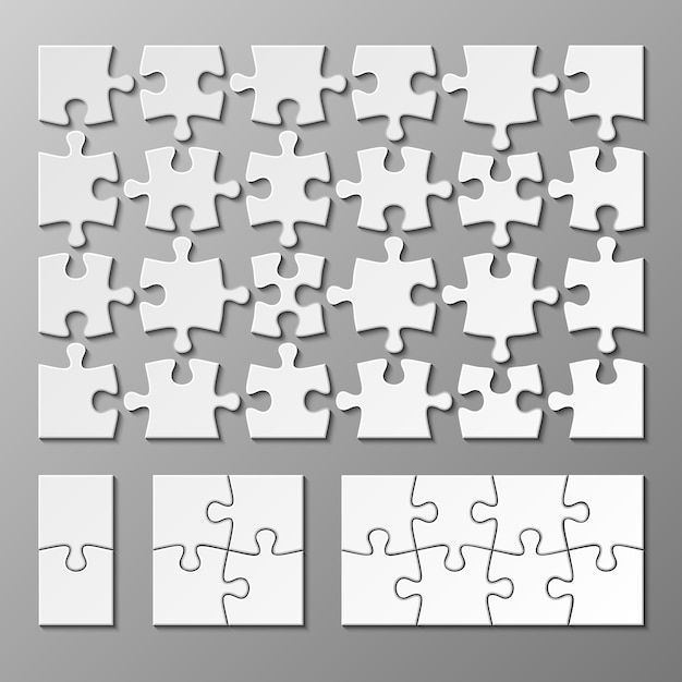 Jig Saw Puzzle Template from image.freepik.com
