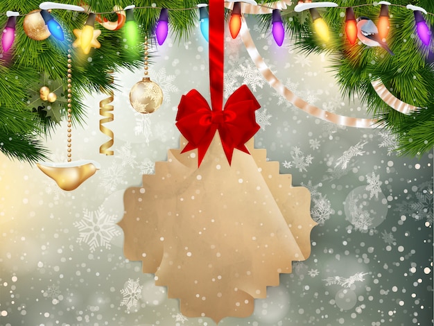 Premium Vector | Jingle bells background.