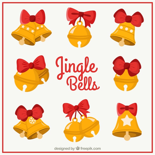 Jingle Bells Set Vector | Free Download