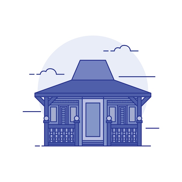 Download Free Joglo House Vector Premium Vector Use our free logo maker to create a logo and build your brand. Put your logo on business cards, promotional products, or your website for brand visibility.