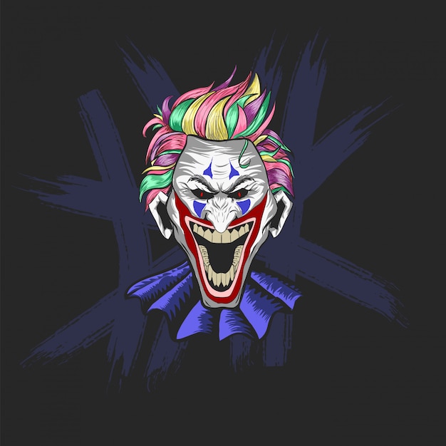 Download Free Joker Clown Face Laughing For Halloween Premium Vector Use our free logo maker to create a logo and build your brand. Put your logo on business cards, promotional products, or your website for brand visibility.