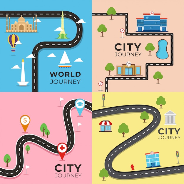 journey map illustration