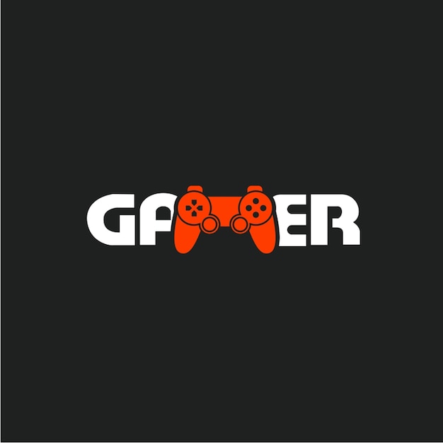 Joystick gamer logo Premium Vector
