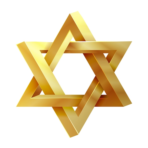 ユダヤ教のスター ソロモンの指輪のアイコン ダビデの星 ユダヤ人の星 アイコンイスラエルの星のイラスト 無料のベクター
