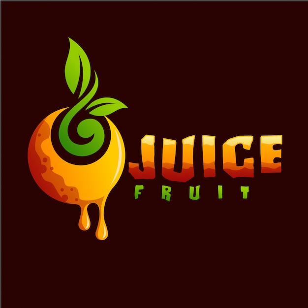Download Fresh Juice Juice Company Logo PSD - Free PSD Mockup Templates