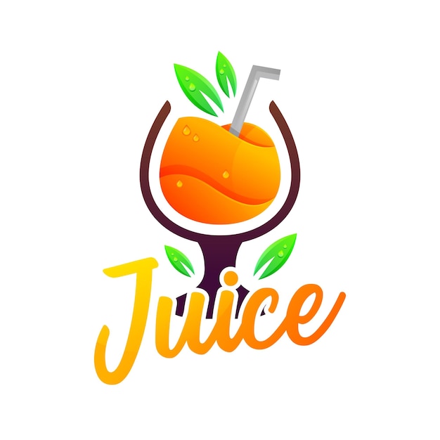 Premium Vector | Juice modern gradient colorful logo