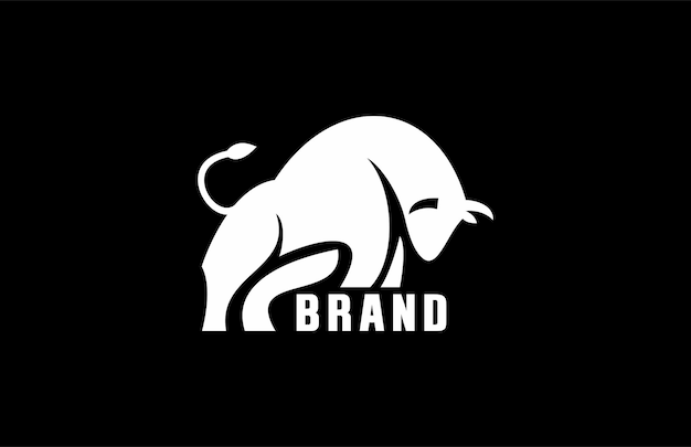 Premium Vector | Jumping bull logo