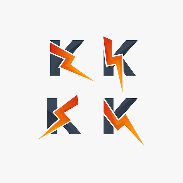Download Free K Lightning Initial Power Bolt Premium Vector Use our free logo maker to create a logo and build your brand. Put your logo on business cards, promotional products, or your website for brand visibility.
