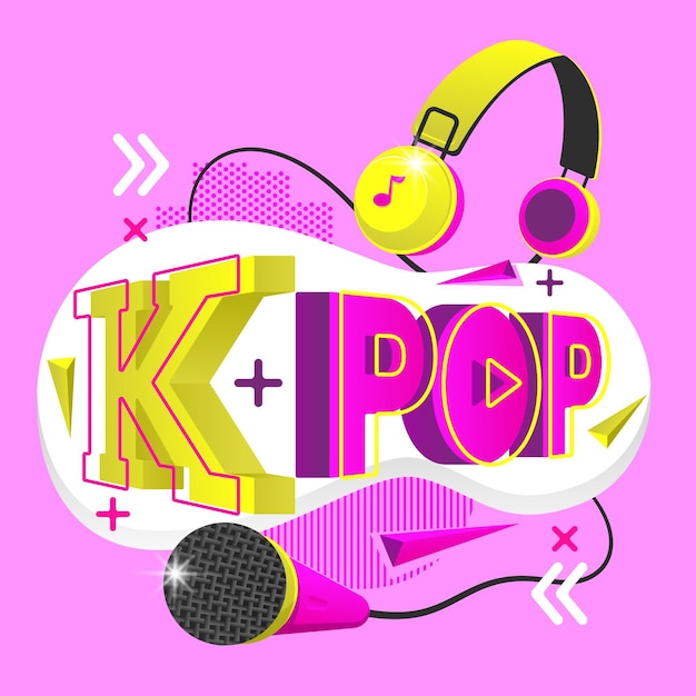 Free Vector | K-pop music concept