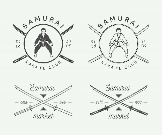 Download Free Karate Or Martial Arts Logo Premium Vector Use our free logo maker to create a logo and build your brand. Put your logo on business cards, promotional products, or your website for brand visibility.