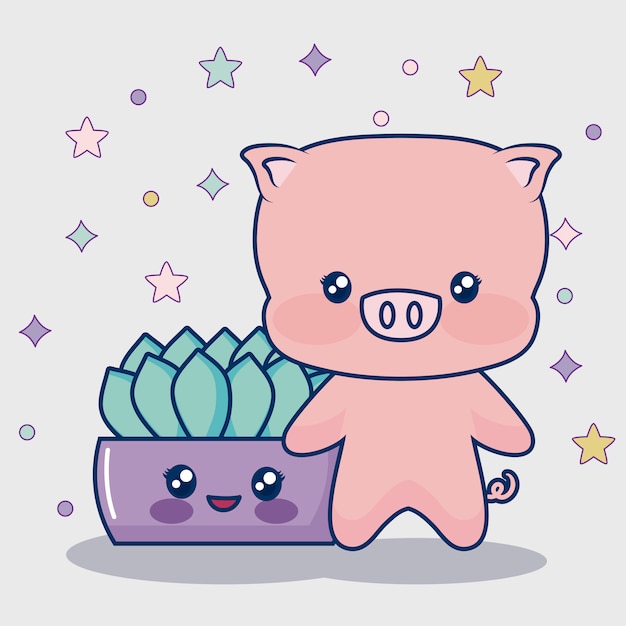 Kawaii animals Vector | Free Download