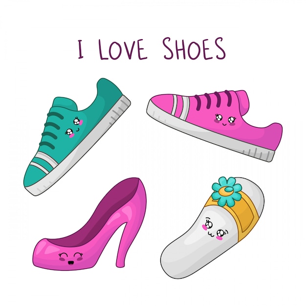 pink love for shoes
