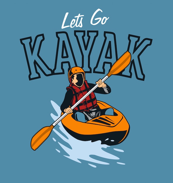 Download Kayak Vector | Premium Download