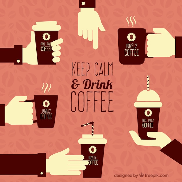 Keep calm and drink coffee