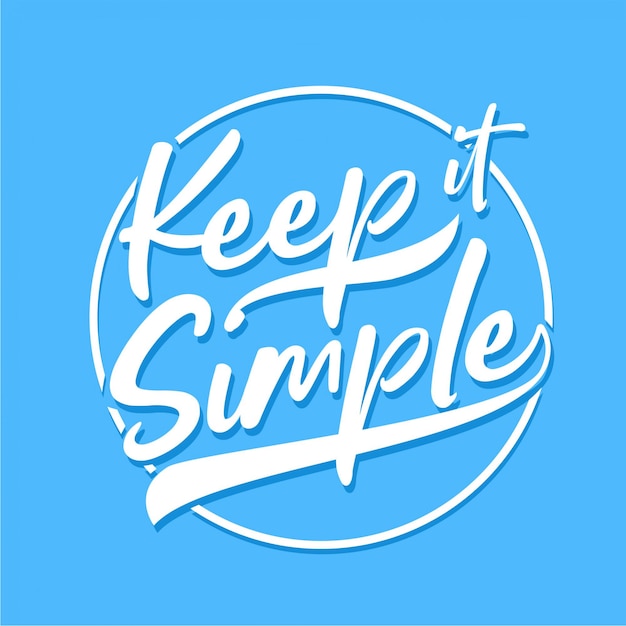 keep it simple images