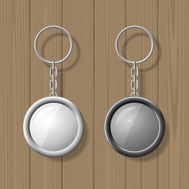 Download Key chain pendants mock up | Premium Vector