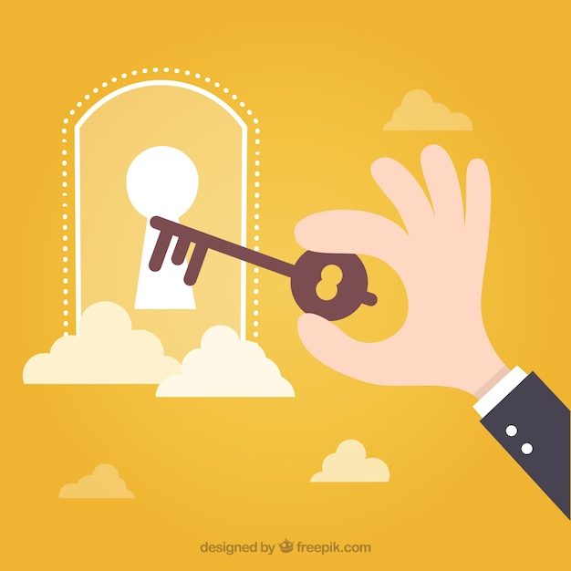 Free Vector The key to success  concept