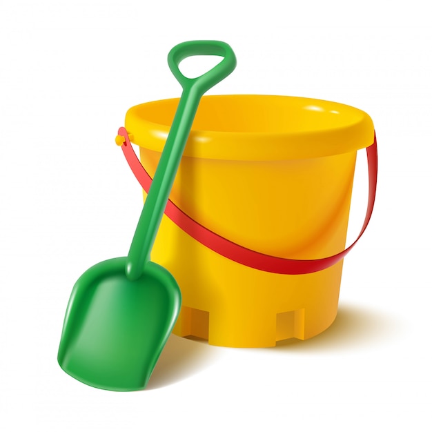 kids bucket and spade set