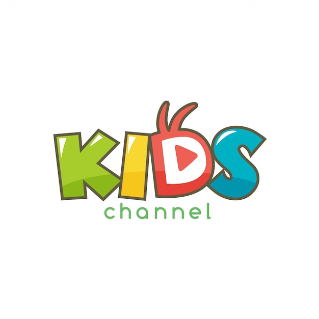 Download Logo Vector Kids Logo PSD - Free PSD Mockup Templates
