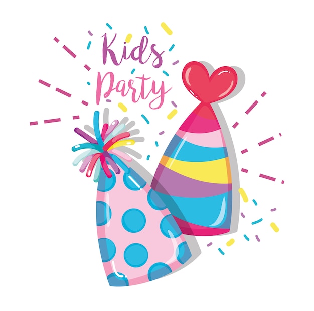 Premium Vector | Kids party cartoon