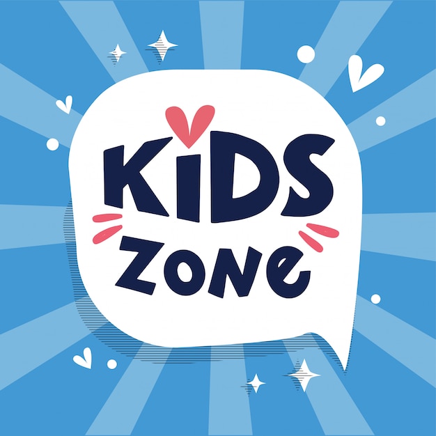 kids zone sign