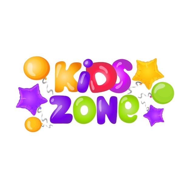 Download Free Kids Zone Logo With Caramel Letters Premium Vector Use our free logo maker to create a logo and build your brand. Put your logo on business cards, promotional products, or your website for brand visibility.