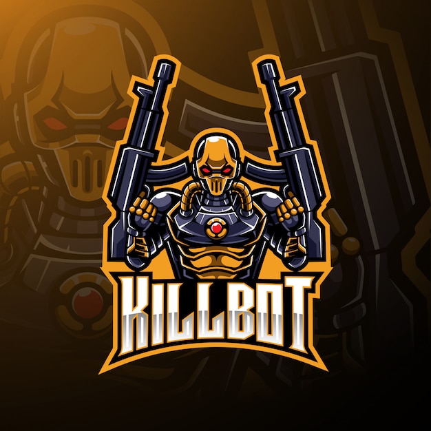 Download Free Killbot Logo Premium Vector Use our free logo maker to create a logo and build your brand. Put your logo on business cards, promotional products, or your website for brand visibility.