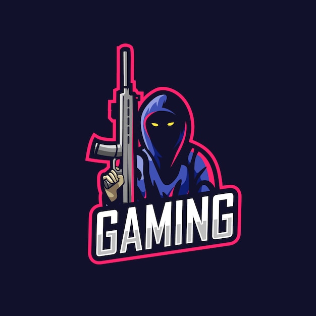Download Free Killer Man Gaming Logo Premium Vector Use our free logo maker to create a logo and build your brand. Put your logo on business cards, promotional products, or your website for brand visibility.