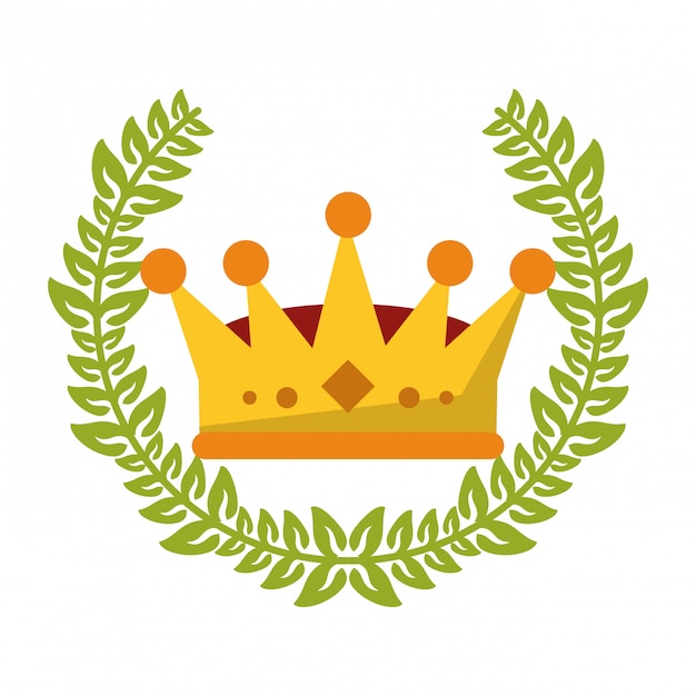 Download Free King Crown With Wreath Leaves Premium Vector Use our free logo maker to create a logo and build your brand. Put your logo on business cards, promotional products, or your website for brand visibility.
