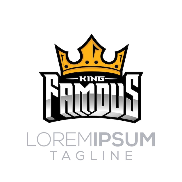 Download Free The King Famous Logo Premium Vector Use our free logo maker to create a logo and build your brand. Put your logo on business cards, promotional products, or your website for brand visibility.