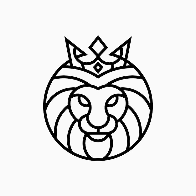 Download Free King Lion Simple Logo Premium Vector Use our free logo maker to create a logo and build your brand. Put your logo on business cards, promotional products, or your website for brand visibility.