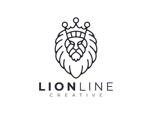 Download Free King Of Lions Crowns Royal Lions Outline Elegant Minimalist Logo Use our free logo maker to create a logo and build your brand. Put your logo on business cards, promotional products, or your website for brand visibility.