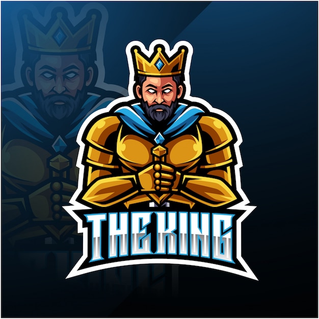 Download The king mascot logo Vector | Premium Download