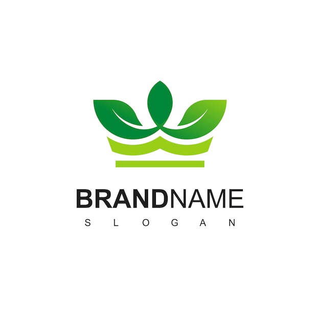 Download Free King Of Nature Logo With Leaf Crown Symbol Premium Vector Use our free logo maker to create a logo and build your brand. Put your logo on business cards, promotional products, or your website for brand visibility.
