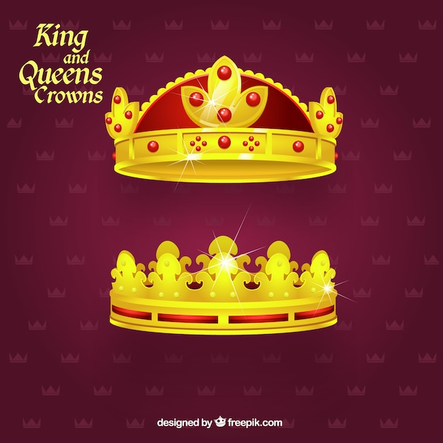 Download Free King And Queen Crowns Premium Vector Use our free logo maker to create a logo and build your brand. Put your logo on business cards, promotional products, or your website for brand visibility.